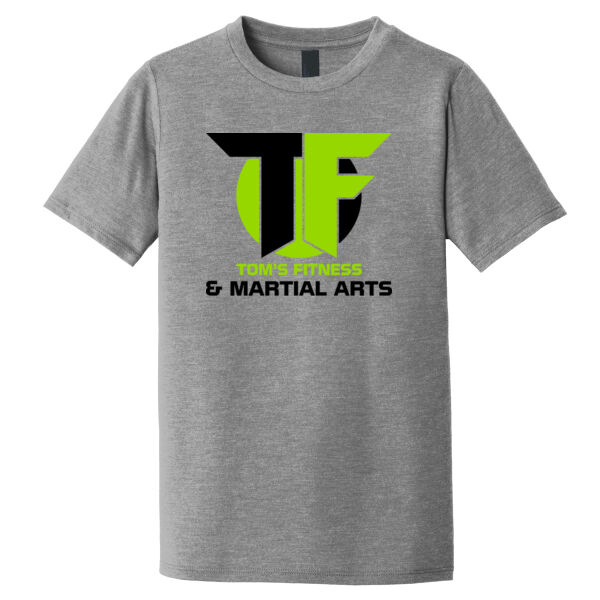 Tom’s Fitness and Martial Arts Design 1 on a District ® - Youth Perfect Tri ® Tee Thumbnail