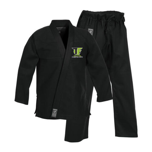 Tom's Fitness & Martial Arts Left Chest Embroidery on Century ®  - Aluna Brazilian Jiu-Jitsu Gi Thumbnail