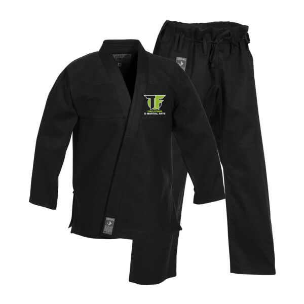Tom's Fitness & Martial Arts Left Chest Embroidery on Century ®  - Aluna Brazilian Jiu-Jitsu Gi Thumbnail