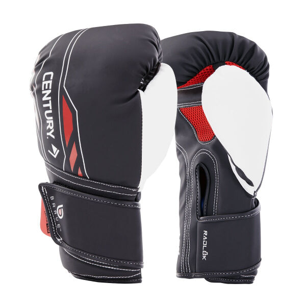 Brave Boxing Gloves - Black/White/Red Thumbnail