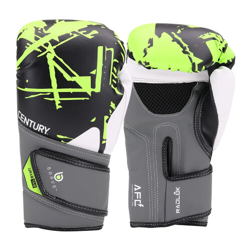 Brave Youth Boxing Gloves - Black/Green Thumbnail